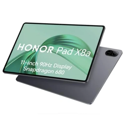 Immagine di HONOR Pad X8A 4GB 128GB, Espandibile fino a 1TB, WIFI Tablet, 11 Pollici 90Hz Display, Snapdragon 680, 4 Altoparlanti, 8300mAh Batteria, Corpo in Metallo, Android 14, Google Service, Grigio