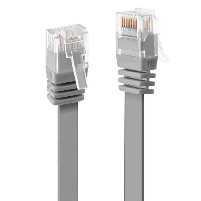Immagine di Lindy Cavo di Rete Flat U/UTP Cat6 Grigio 2m