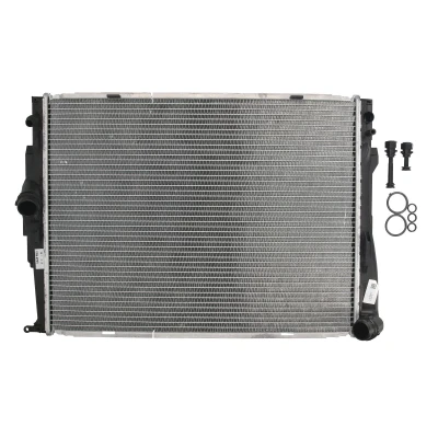 Immagine di NRF EASY FIT 53474 Radiatore motore Alluminio 600 458 32 con parti annesse Alette di raffreddamento saldate BMW: 3 Sedan, 1 Hatchback, Touring