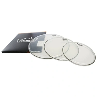 Immagine di Remo drumhead Ambassador Transparent ProPack 10&quot;, 12&quot;, 16&quot; PP 1382 BA