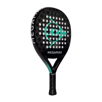 Immagine di Dunlop Megamax Unisex Racchetta da padel, Taglia: One Size, Black/grey/light grey/white/green