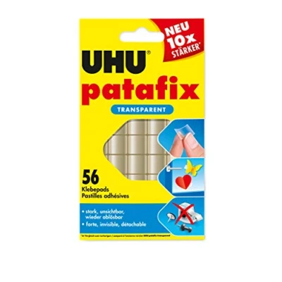 Immagine di UHU Patafix 48815 Nastro biadesivo UHU® Trasparente 56 pz.