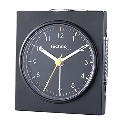 Immagine di Techno Line Model Q schwarz Quarzo Sveglia Nero (opaco) Tempi di allarme 1