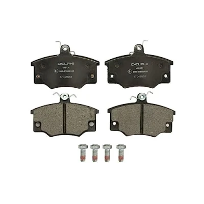 Immagine di DELPHI LP459 Kit pastiglie freno con contatto segnalazione usura lamierino anticigolío accessori FIAT: Punto II Hatchback, Panda I Hatchback