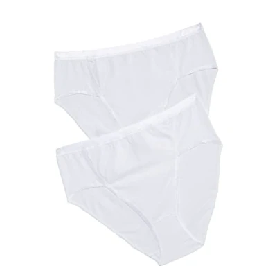 Immagine di Ulla Popken Jazz Pant 2er Pack Slip, Bianco (Weiss 20), 52 (Taglia Produttore: 46+) (Pacco da 2) Donna