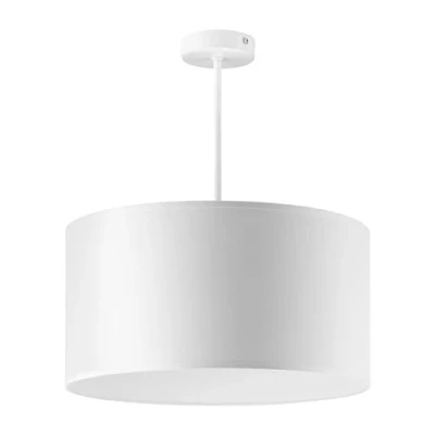 Immagine di Miratic Lampada a Sospensione Corta con Sorgente Luminosa Sostituibile E27 max. 60W (non inclusa) Paralume in Tessuto (bianco)