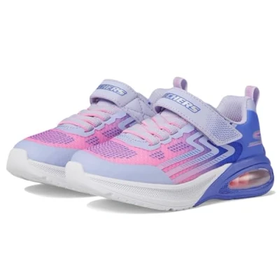 Immagine di Skechers Microspec Max Advance, Scarpe da Ginnastica, Black/Lavender, 2.5 UK Child