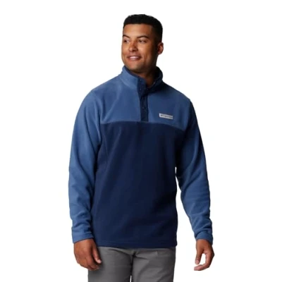 Immagine di Columbia Steens mountain HALF SNAP Felpa in pile, Uomo, Taglia: Medium, Collegiate navy/dark