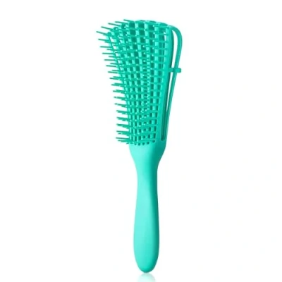 Immagine di Daletu Spazzola Districante per Capelli Ricci Afro 3A a 4C, Magico e Indolore Pettine Crespi/Ondulati/Bagnati/Secchi/Lunghi/Spessi (Verde)