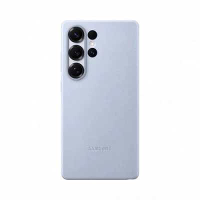 Immagine di Samsung Kindsuit Pelle Pu Back Cover Blu Chiaro Galaxy S25 Ultra