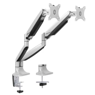 Immagine di LogiLink BP0043 2 vie Supporto da tavolo per monitor 33,0 cm (13) 81,3 (32) Regolabile in altezza, Inclinabile, Girevole, Ruotabile