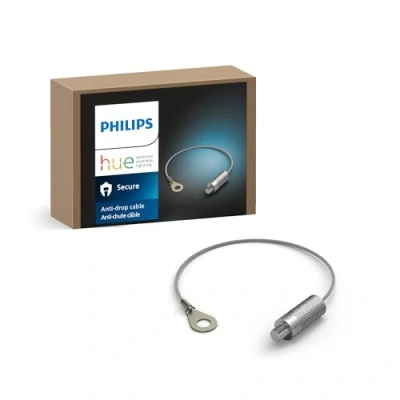Immagine di Philips Hue Secure, Cavo di Supporto per Telecamera Sicurezza, Anti Caduta, Materiali Qualità