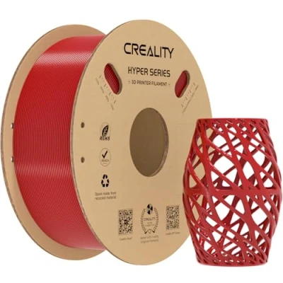 Immagine di Creality Hyper PETG PLA Filamente 1.75mm Rosso per Stampante 3D Progettato l&#039;alta Velocità 30 600mm/s, 1kg(2.2lbs)/Spool, Precisione Dimensionale ± 0.03 mm