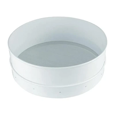Immagine di Thermohauser 3000239201 Setaccio grande in acciaio INOX e plastica ABS, diametro 30,5 cm, larghezza maglie: 1,8 mm, lavabile lavastoviglie, tessuto