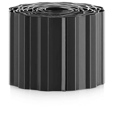 Immagine di com four® bordi da prato in plastica del letto per prato, aiuola o come bordo di taglio lunghezza personalizzabile