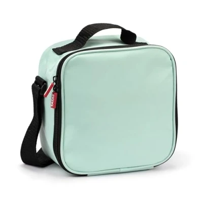 Immagine di TATAY Borsa Termica Porta Pranzo, 3L Capacità, con 2 Contenitori Alimentari da 0.5L e una Bottiglia Ermetica 400ml, Senza BPA, Colore Menta, 22.5 x 10 22 cm