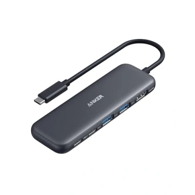 Immagine di Anker Hub USB C, C 332 (5 in 1) con display HDMI 4K, porta dati da 5 Gbps e 2 porte A per MacBook Pro, Air, Dell XPS, Lenovo Thinkpad, laptop HP Altro