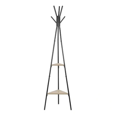 Immagine di VINTHERA Arcoroc Moa Appendiabiti con piede in acciaio e Legno 49,5 x 180 cm