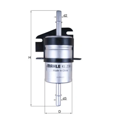 Immagine di MAHLE ORIGINAL KL 238 Filtro Carburante per condotti/circuiti 10 9,5 FIAT: Strada Pick up, Seicento / 600 Hatchback, 500 C Cabrio