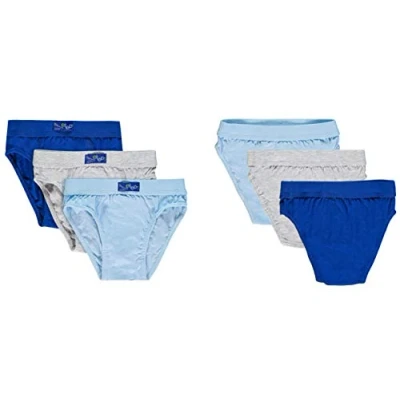 Immagine di Ellepi Slip Anni Bambino Set 6 Mutande Bimbo Cotone Mutandine Ragazzo Maschio Intimo Abbigliamento Regalo Compleanno Ragazzi Bianche Bimbi (Tinta Unita, 3 4 Anni)