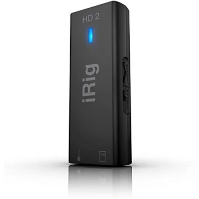 Immagine di IK Multimedia iRig HD 2 Interfaccia Audio Digitale Per Chitarra e Basso, iPhone/iPad/iPod Mac/PC, Nero