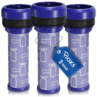 Immagine di Filtro pre motore di ricambio per Dyson 923413 01, set da 3 filtri aspirapolvere DC28 DC33 DC33c DC37 DC37c DC39