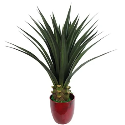 Immagine di Leaf Design UK Yukka artificiale pianta tropicale da casa, 90 cm