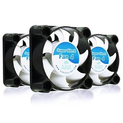 Immagine di AABCOOLING Super Silent Fan 4 Una Silenziosa e Molto Efficiente 40mm Ventola per Case PC, Ventilatore Aspirazione Stampante 3D, Raffreddamento Computer, Cooling 3 Pezzi 17,9 Db
