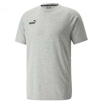 Immagine di Puma Teamfinal Tshirt basic, Uomo, Taglia: XL, Light gray heather