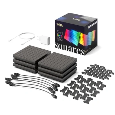 Immagine di Twinkly SQUARES TWQ064STW 07 BEU Pannello LED RGB Nero