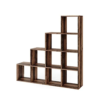 Immagine di Vicco Scaffale per scale, Legno antico, 142.4 x 143 cm