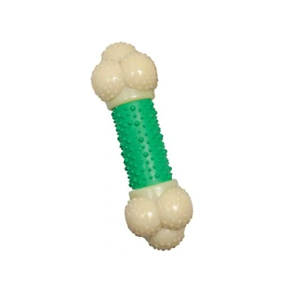 Immagine di Nylabone Osso masticabile Doppia Azione Extreme Double Action Chew Bone Giocattolo per l&#039;igiene Dentale dei Cani Gusto Bacon Extra Large di Oltre 23 kg