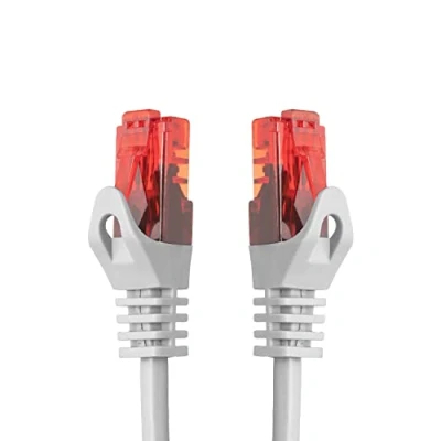 Immagine di BIGtec Cavo di Rete Gigabit Ethernet, 2 Prese RJ45, Cat 5e FTP, Intrecciato, 1000MBit/s, interruttori, per Linee DSL, Pannelli derivazione, routers, modems WAP 0,50m Weiß