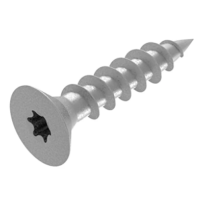 Immagine di SECCARO viti per truciolato 4,5 x 20 mm, in acciaio inox V2A VA A2, legno con filettatura completa, TX/esagono incassato, 250 pezzi