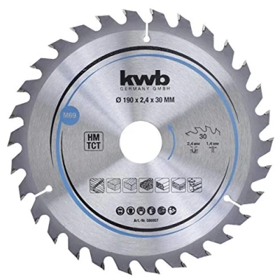 Immagine di kwb 586957 Lama circolare in metallo duro 190 x 30 mm 1 pz.
