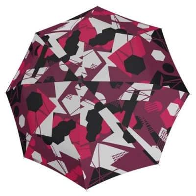 Immagine di Knirps Ombrello A.200 medio duomatic, Nero trasparente, taglia unica, Sleek