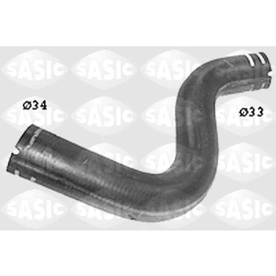 Immagine di SASIC SWH6617 Tubo Radiatore Dx in alto FIAT: Punto II Hatchback