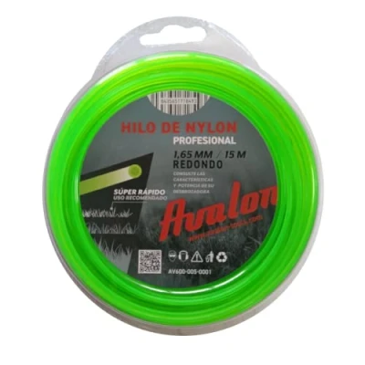Immagine di Avalon Filo Rotondo in Nylon Universale per decespugliatore e Tosaerba (1,65 mm x 15 m)