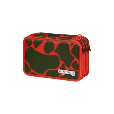 Immagine di ergobag Astuccio maxi set da 40 pezzi, matite colorate e pennarelli Lyra, scomparto per monete, righello, forbici Fire DragonBear Arancione