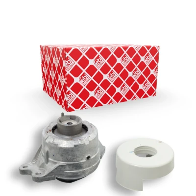 Immagine di FEBI BILSTEIN 104859 Supporto motore Dx idraulico con aletta paraspruzzi MERCEDES BENZ: GLC Coupe, Classe E T modell, Sedan