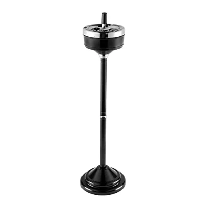 Immagine di NYKCPJMW Posacenere da Esterno A Colonna Terra Alto Portacenere con Altezza Regolabile, per Fumatori, Accessori Fumatori