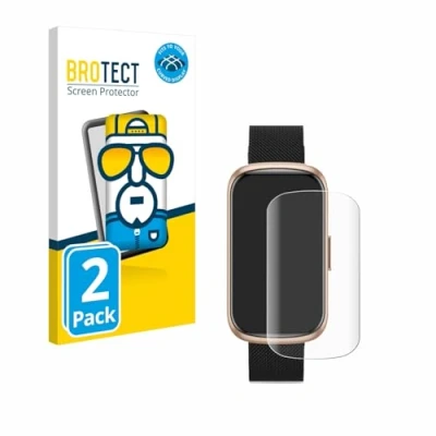 Immagine di brotect Pellicola Copertura Completa per Ruxingx Fitness Tracker 1.47&quot; (2 Pezzi) Full Cover 3D Curvo