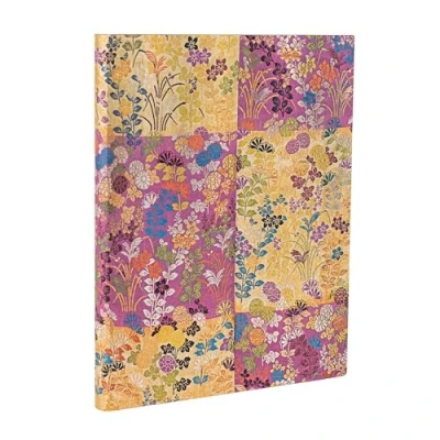 Immagine di Paperblanks Flexi a copertina morbida, Kara ori Rosa, Ultra, Righe, Chiusura con Fascia Elastica