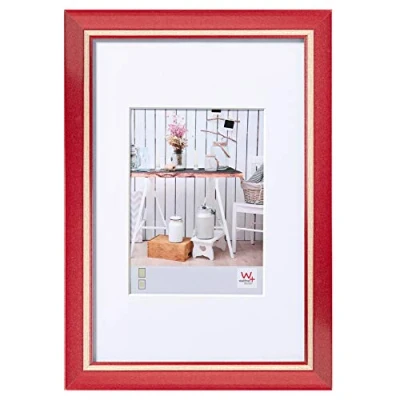 Immagine di walther design cornice rossa 24 x 30 cm con passe partout, chalet EL430R