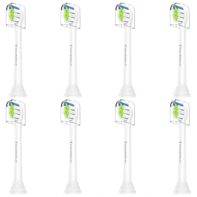 Immagine di Trustnice testine spazzolino per Philips Sonicare Compatibile con C2 W2 ProtectiveClean 4100 e modello a scatto, 8 Pezzi (Bianco, 1 unità (Confezione da 8))