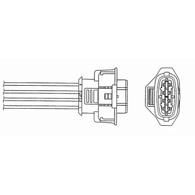 Immagine di NGK 5656 Sonda lambda 4 OPEL: Meriva A, Corsa C Hatchback, Zafira A