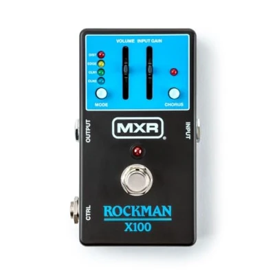 Immagine di MXR MX100 Rockman Pedal X100 Analog Tone Processor con 4 Preset, Compressione Calibrata e Chorus Bucket Brigade