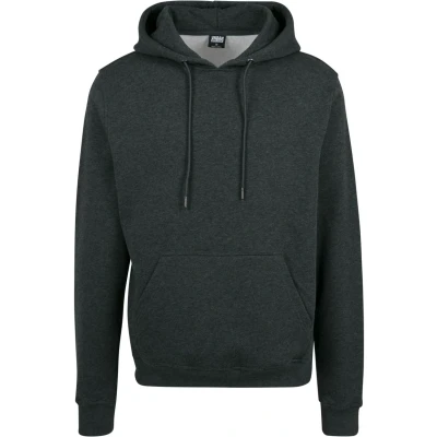 Immagine di Urban Classics Basic Terry Felpa con cappuccio, Uomo, Taglia: Medium, Charcoal