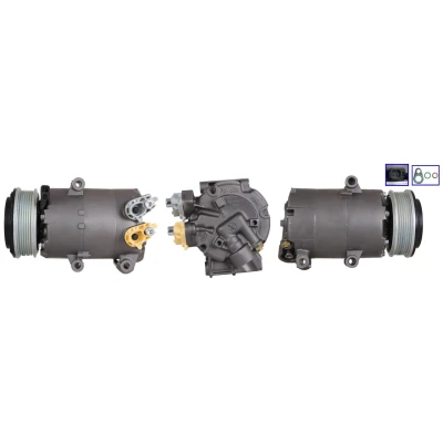 Immagine di LUCAS ACP01407 Compressore Aria Condizionata PAG 46 YF R 1234yf con guarnizioni FORD: C Max 2, Focus 3, Mk3 Van / Station Wagon