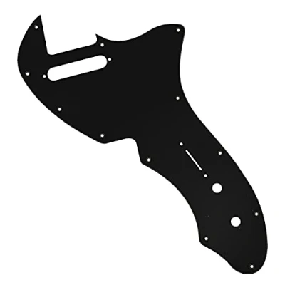 Immagine di 1 battipenna per chitarra Yootones compatibile con 69 Telecaster Thinline Re issue Guitar Part (3 strati nero)